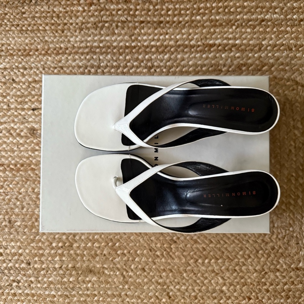 Simon Miller Black and White Women's Sandals
